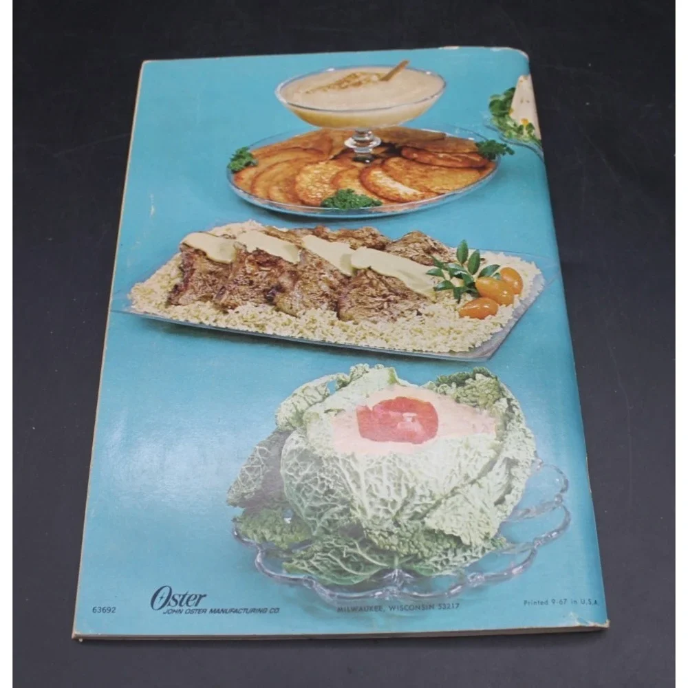 OSTERIZER Spin Cookery Blender Cook Book 1967 Vintage Recipe Book 63692
